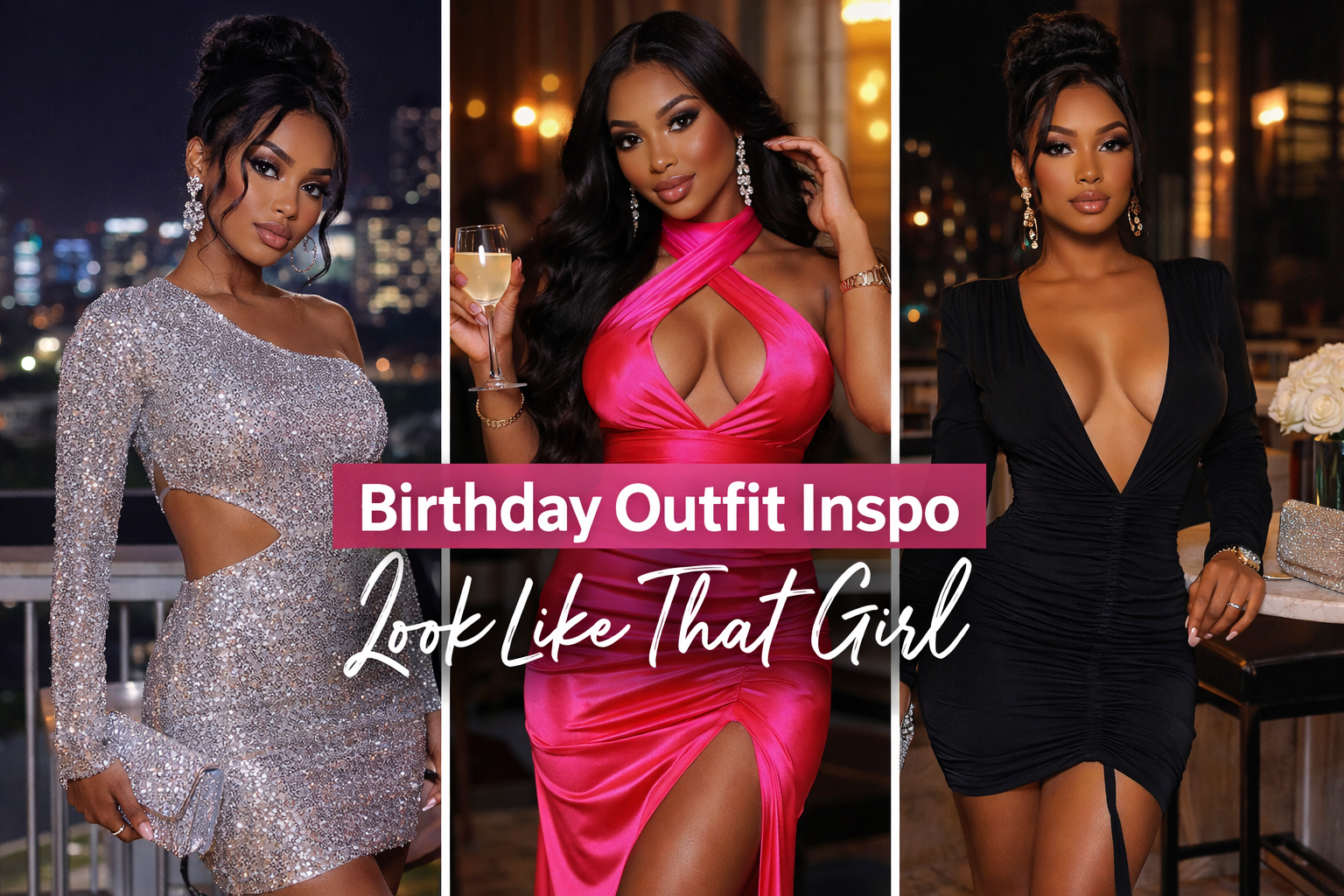 Trendy birthday outfits from Trendyz Apparel including bold dresses and chic going-out looks