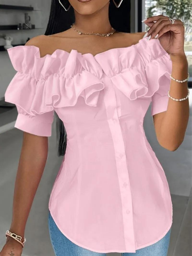 The Cascade Off‑Shoulder Top image 2