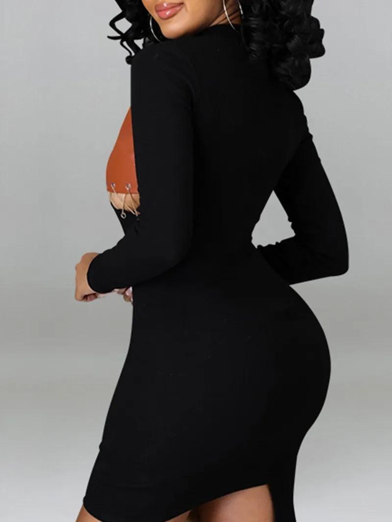 The Asym Rift Mini Dress image 3