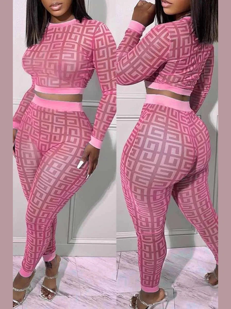 Geo Glow Pant Set image 1