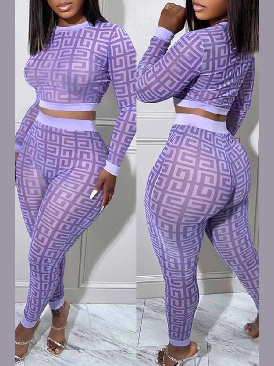 Geo Glow Pant Set image 2