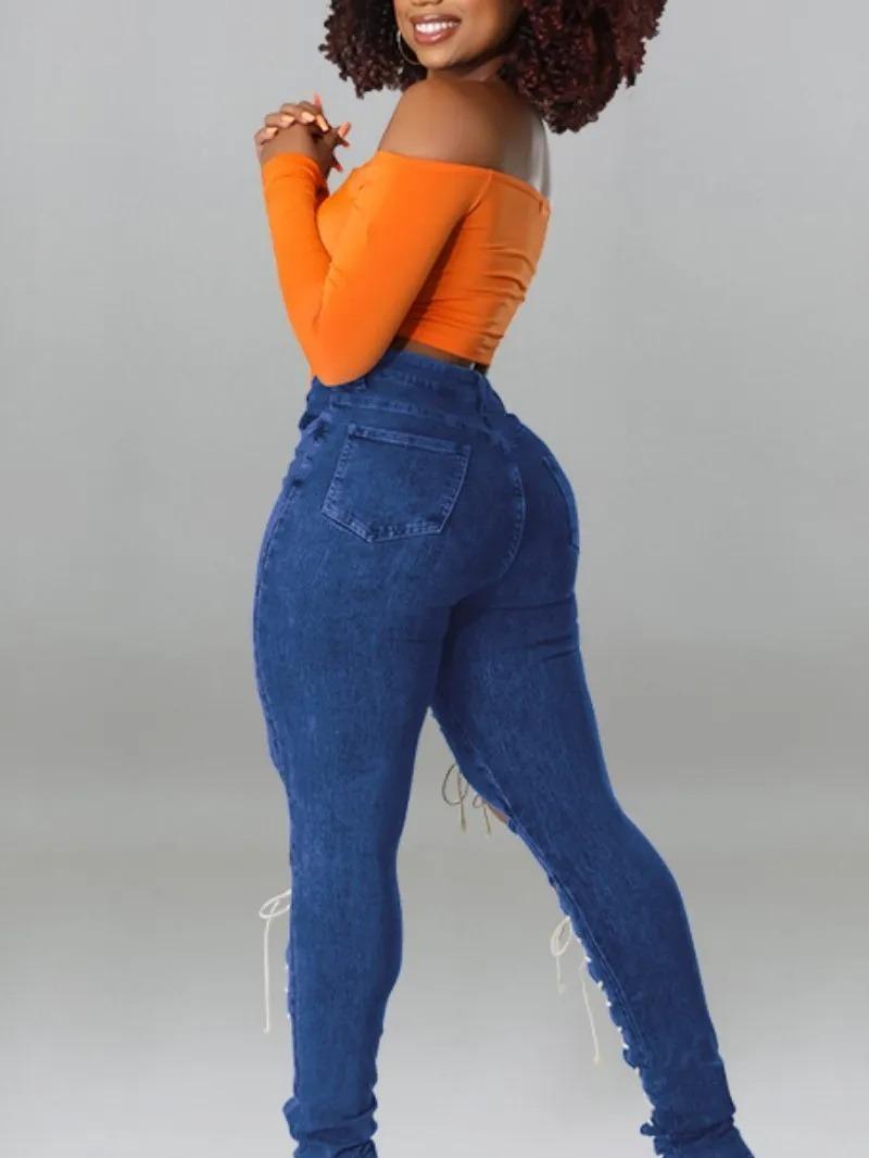 The Bow Cross Skinny Jeans image 3