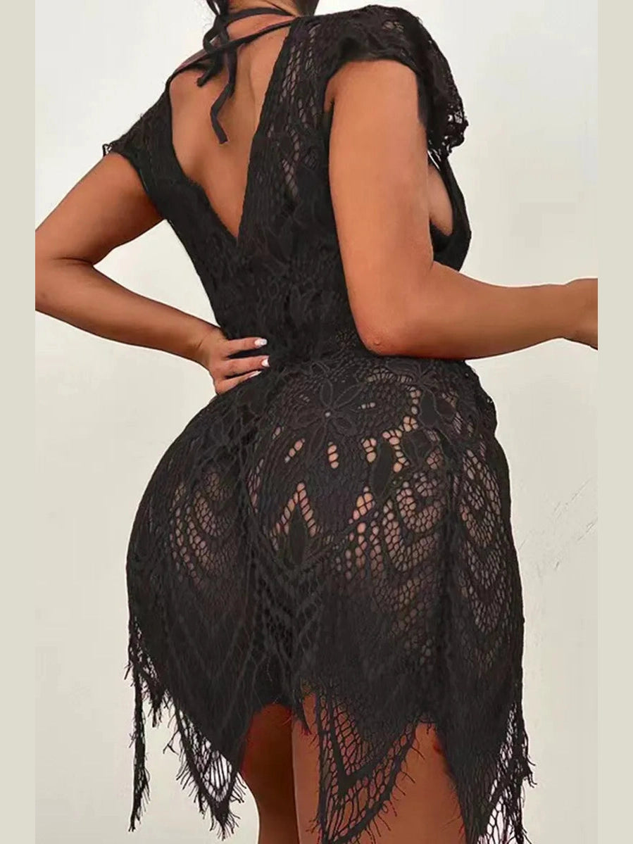 Lace & Lust Three-Piece Lingerie Set image 3