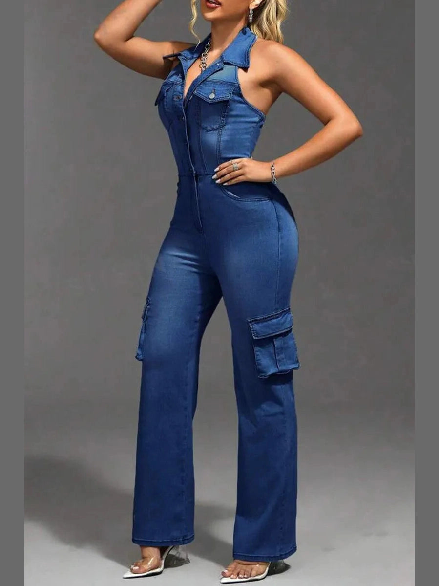 All Day Denim Jumpsuit