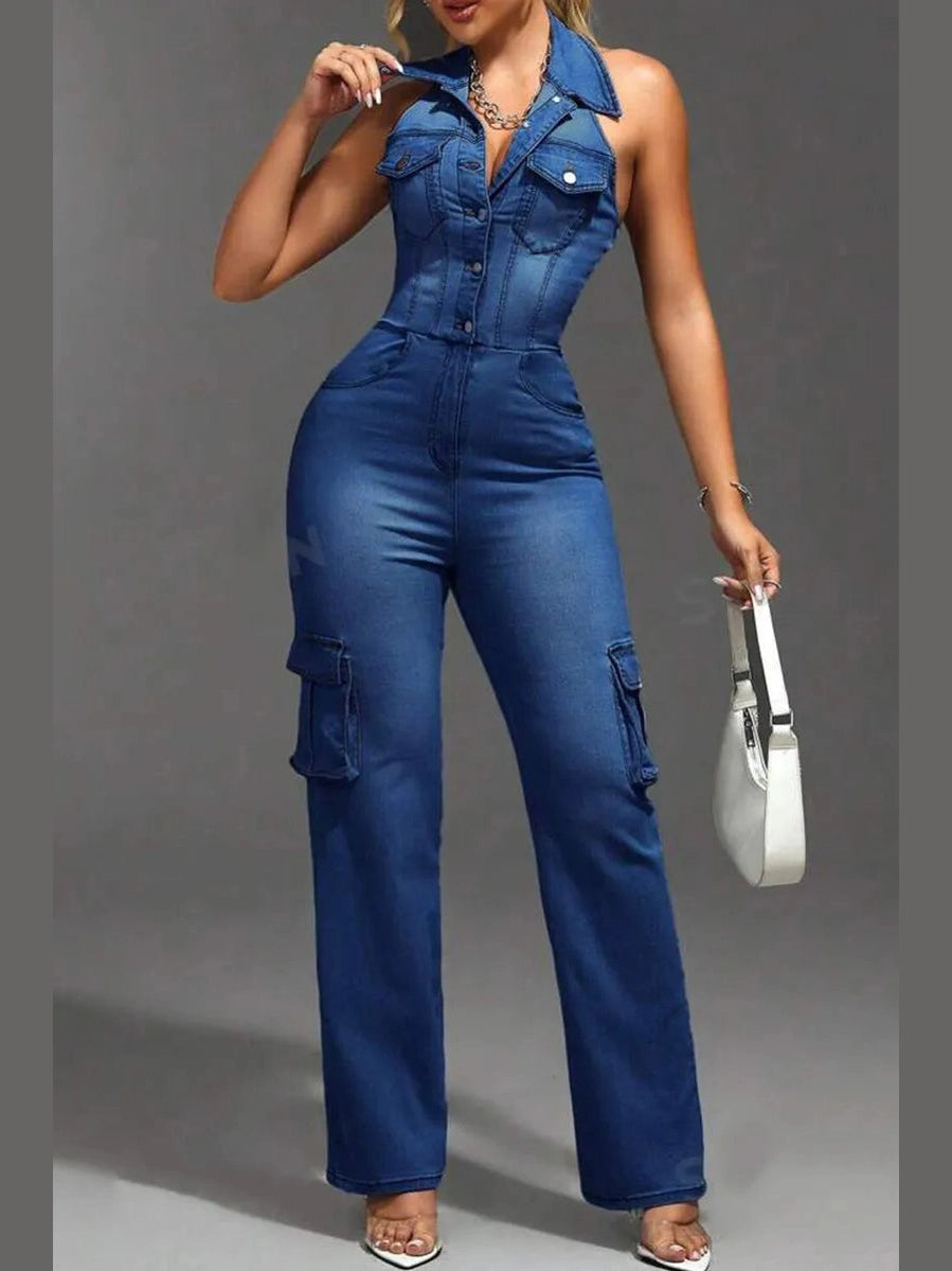 All Day Denim Jumpsuit