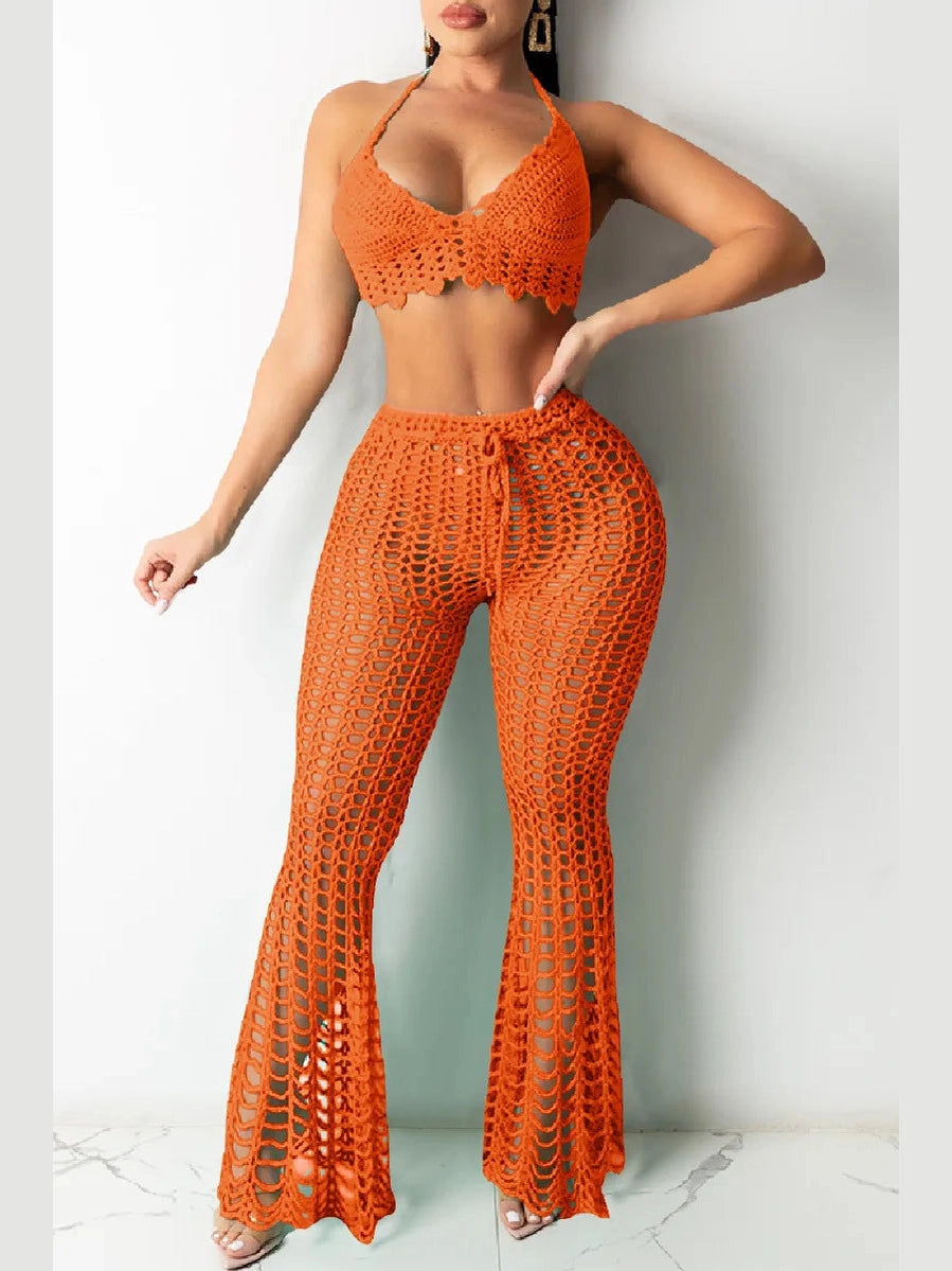 Aurelia Crochet Halter Set