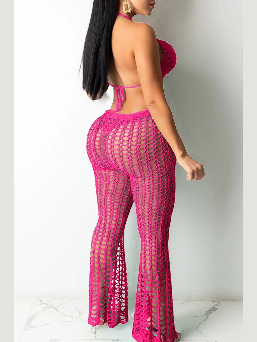 Aurelia Crochet Halter Set