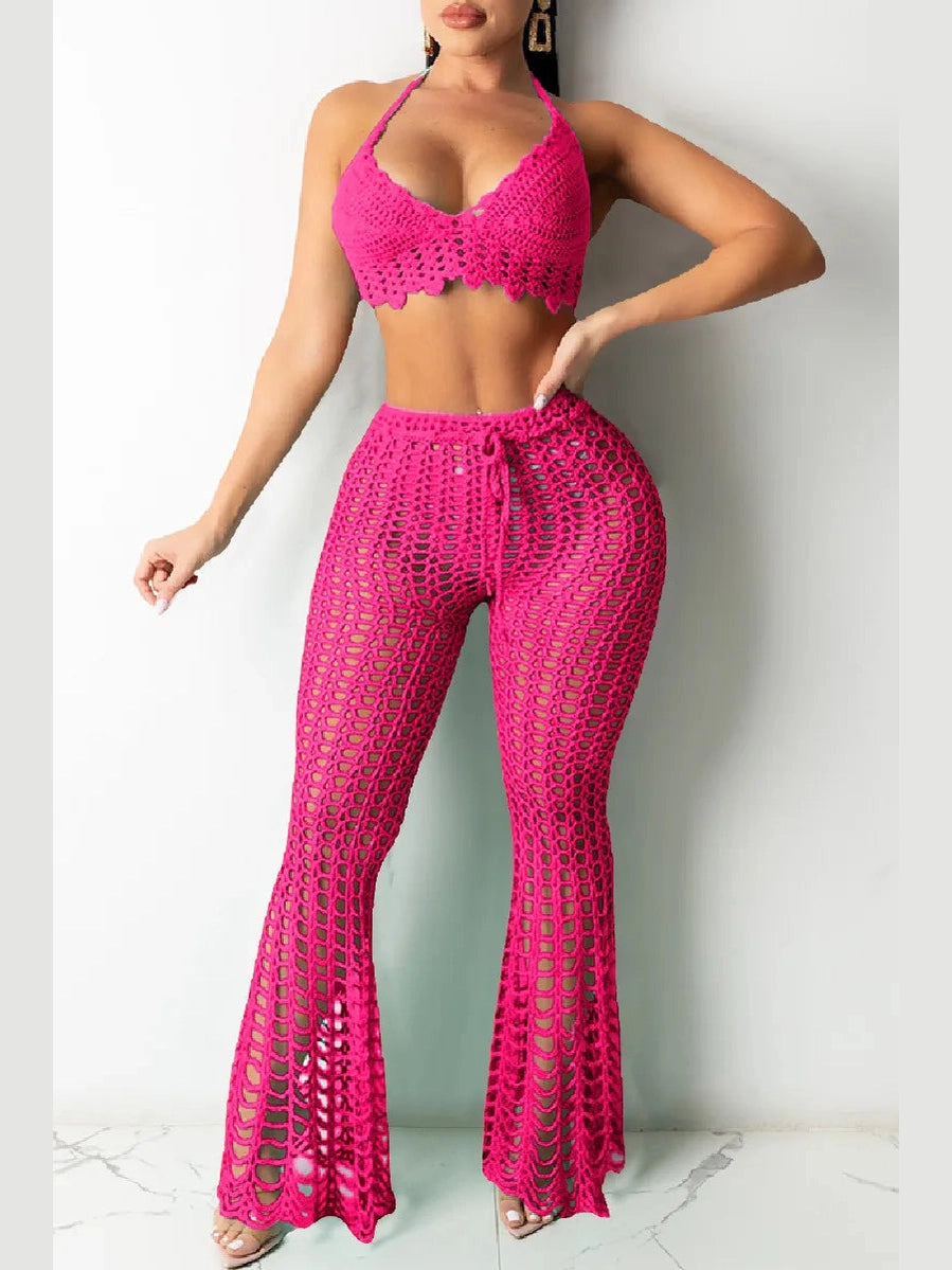 Aurelia Crochet Halter Set