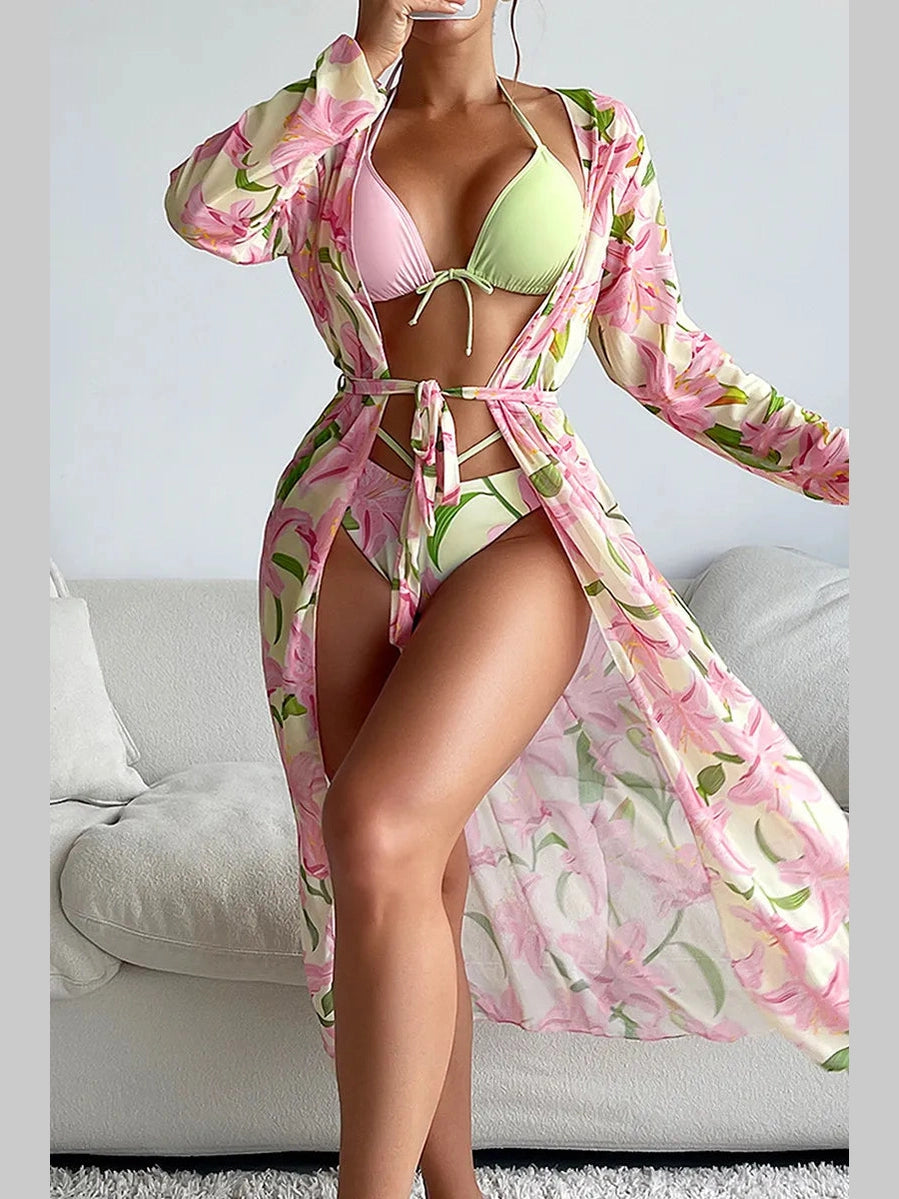 Baddie in Bloom Bikini Set