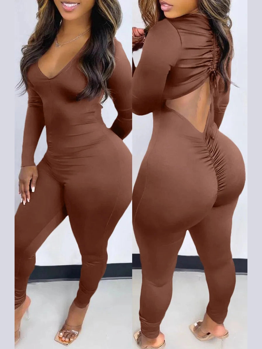 Bare All Backless Jumpsuit