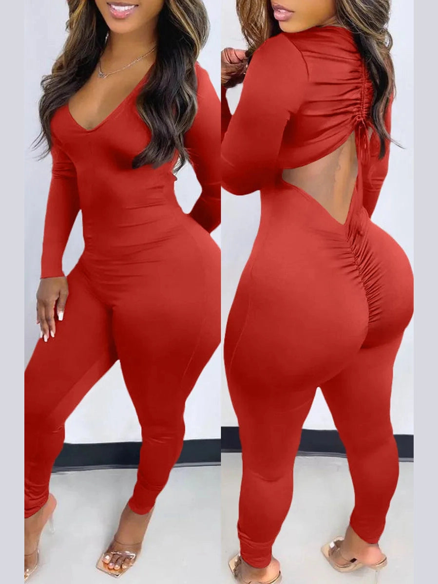 Bare All Backless Jumpsuit