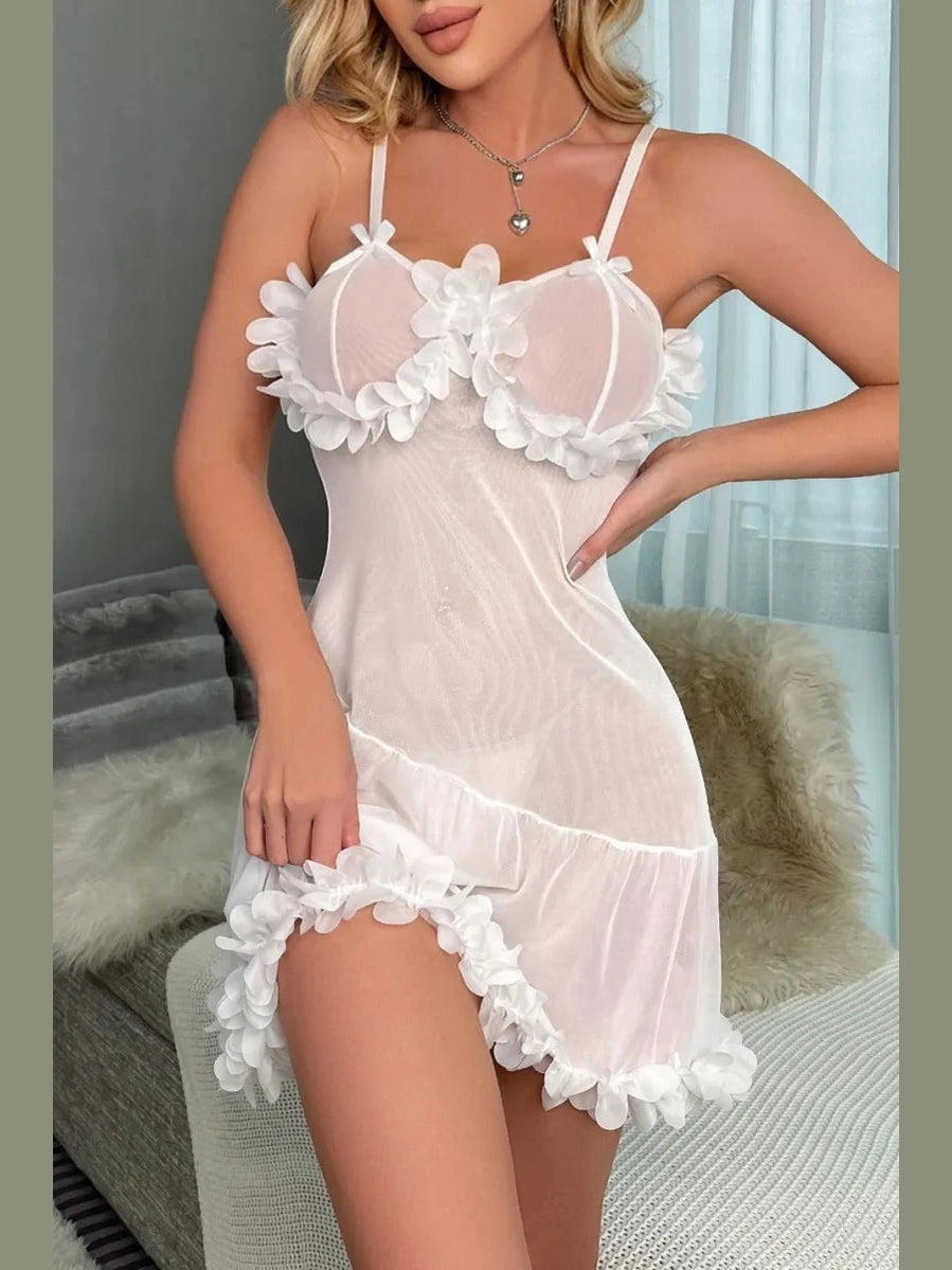 Bare Desire Lace Babydoll Dress