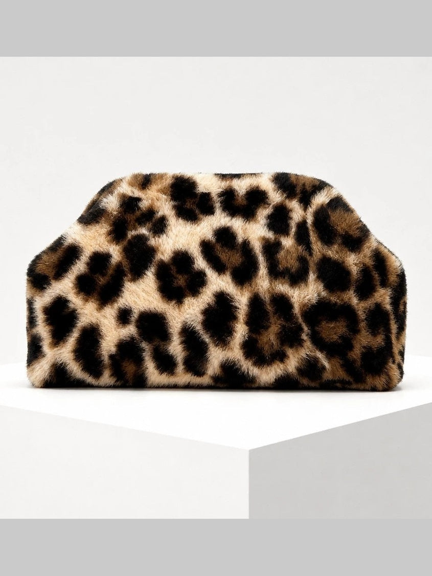 Leopard Luxe Clutch
