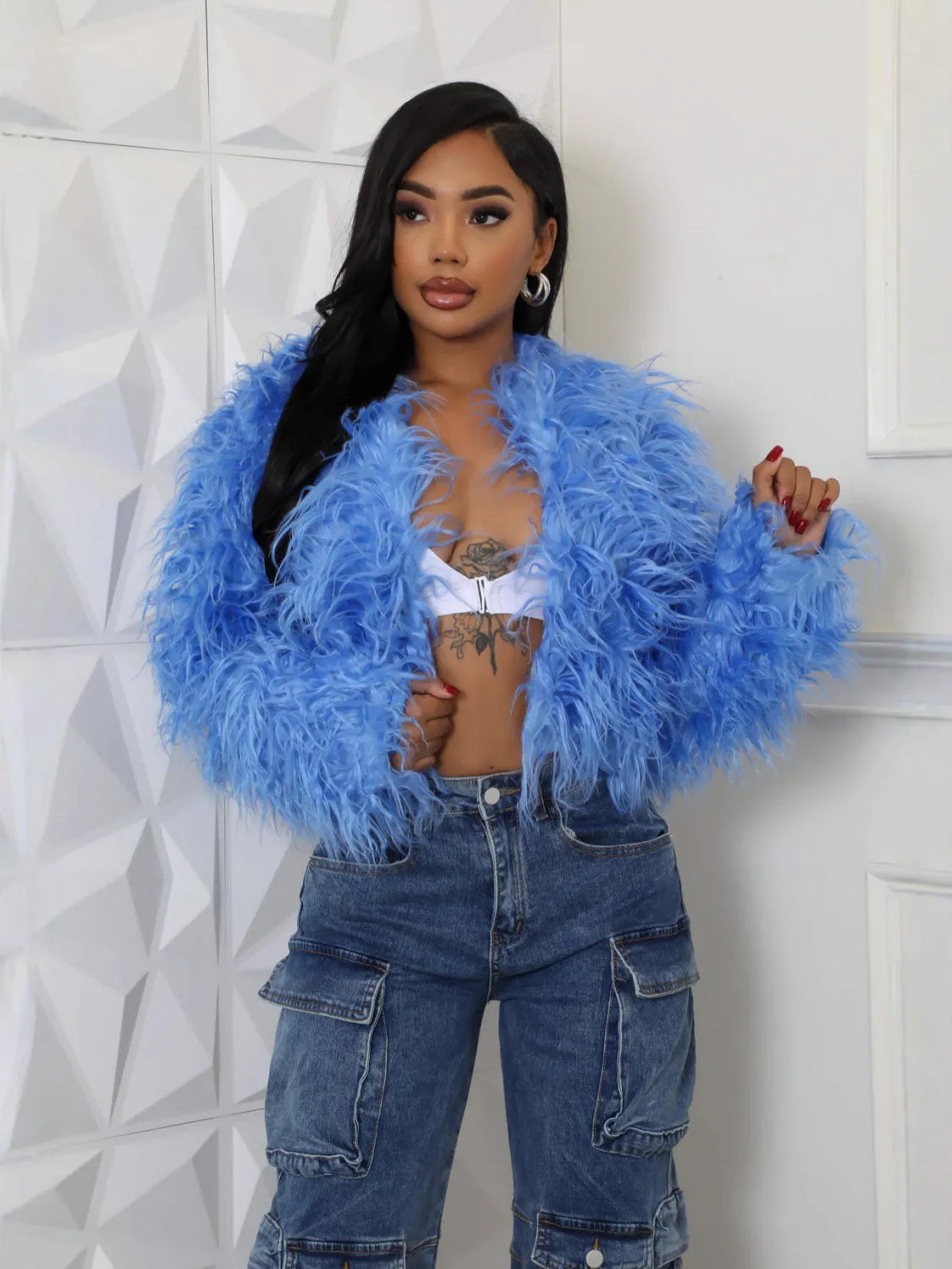 Cloud Crush Fringe Jacket