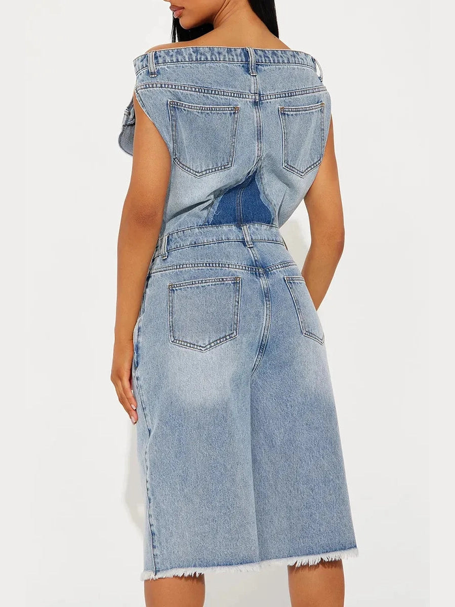 Double Take Denim Jumpsuit