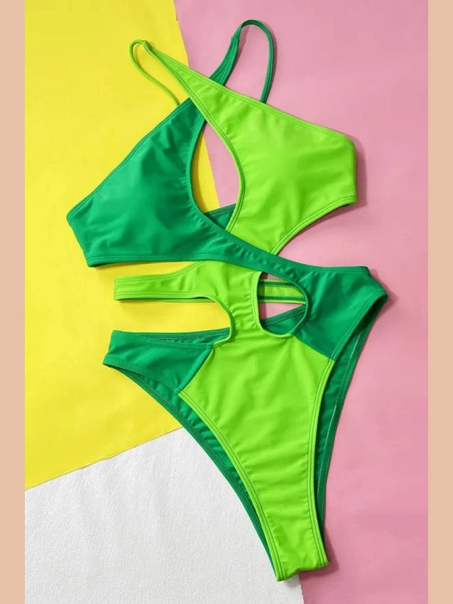 Double Take Cutout One-Piece