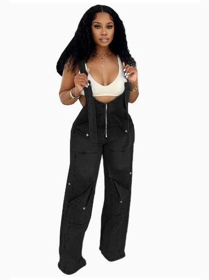 Everyday Denim Overall Jumpsuit