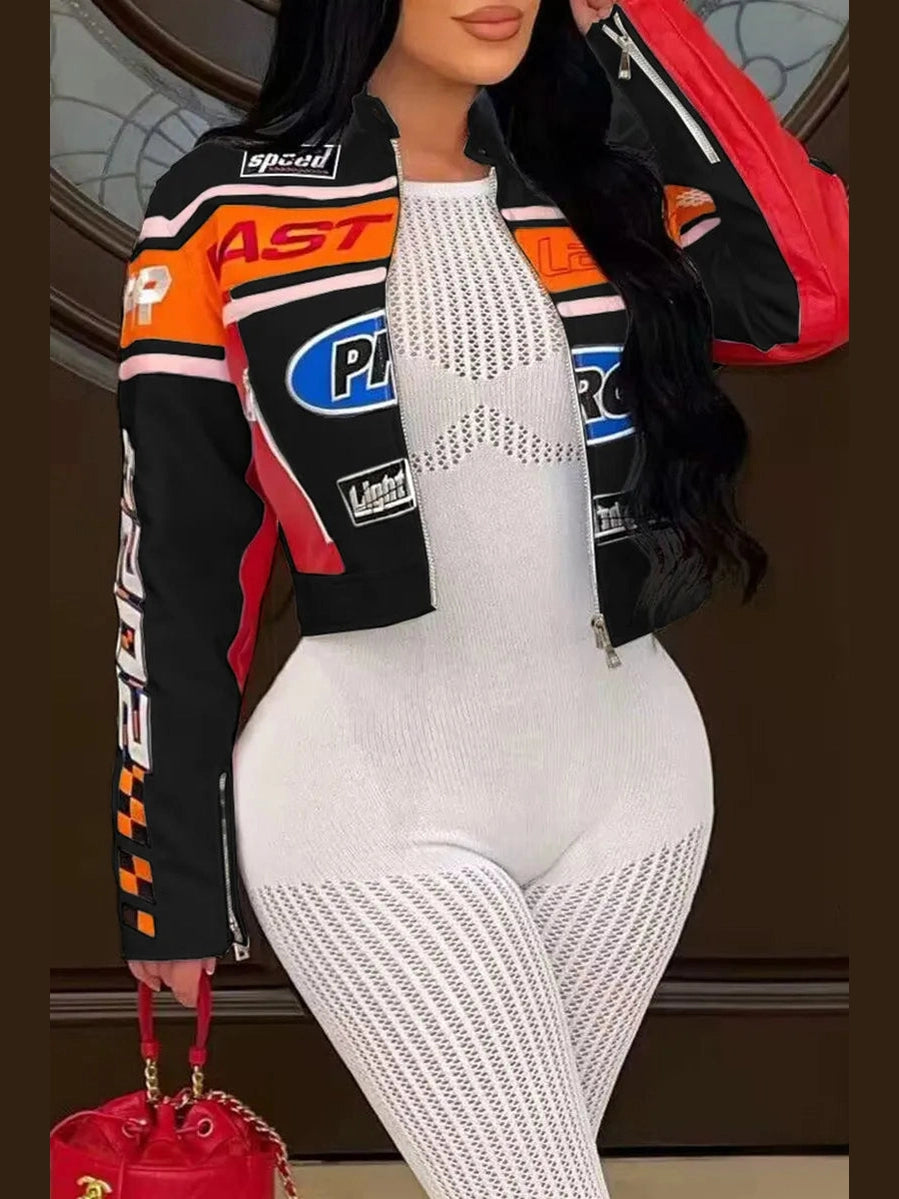 Fast Lane Cropped Jacket