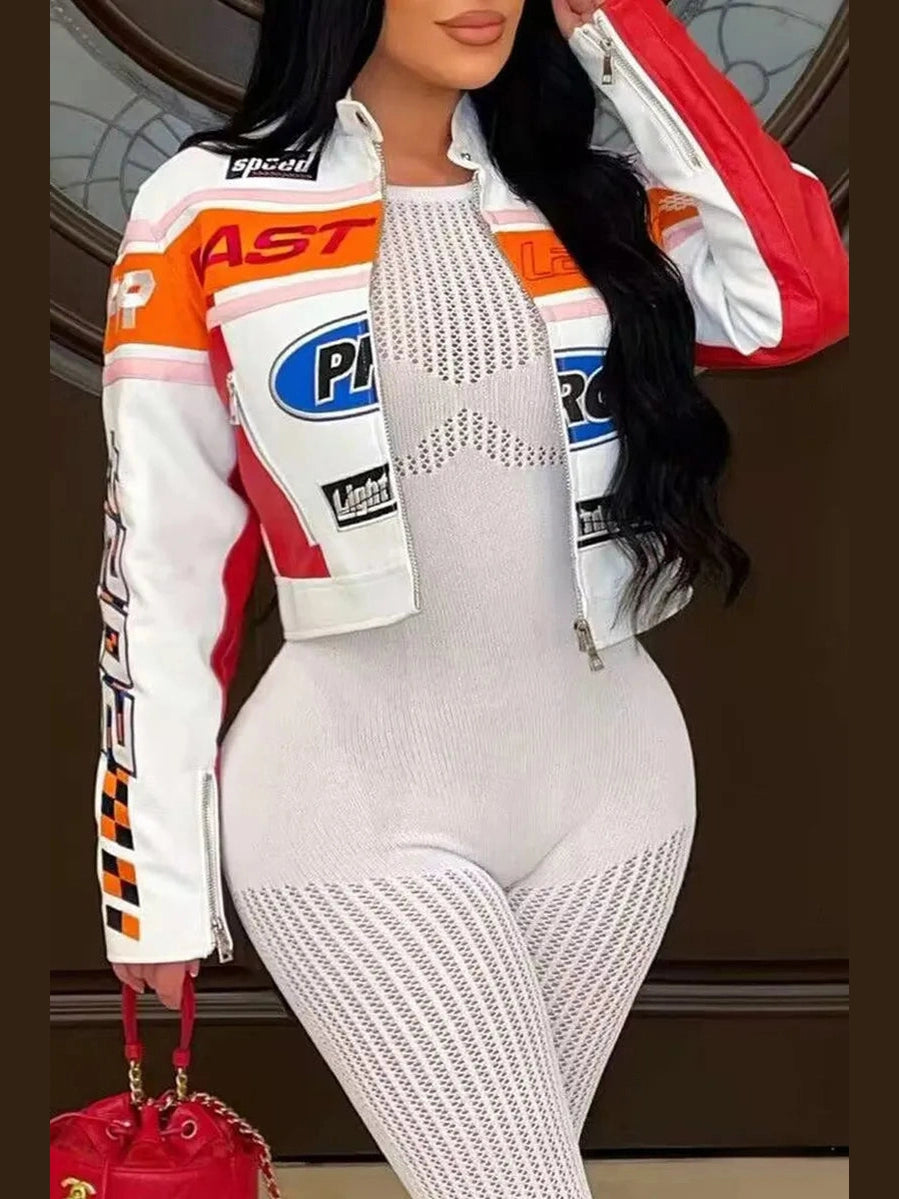 Fast Lane Cropped Jacket