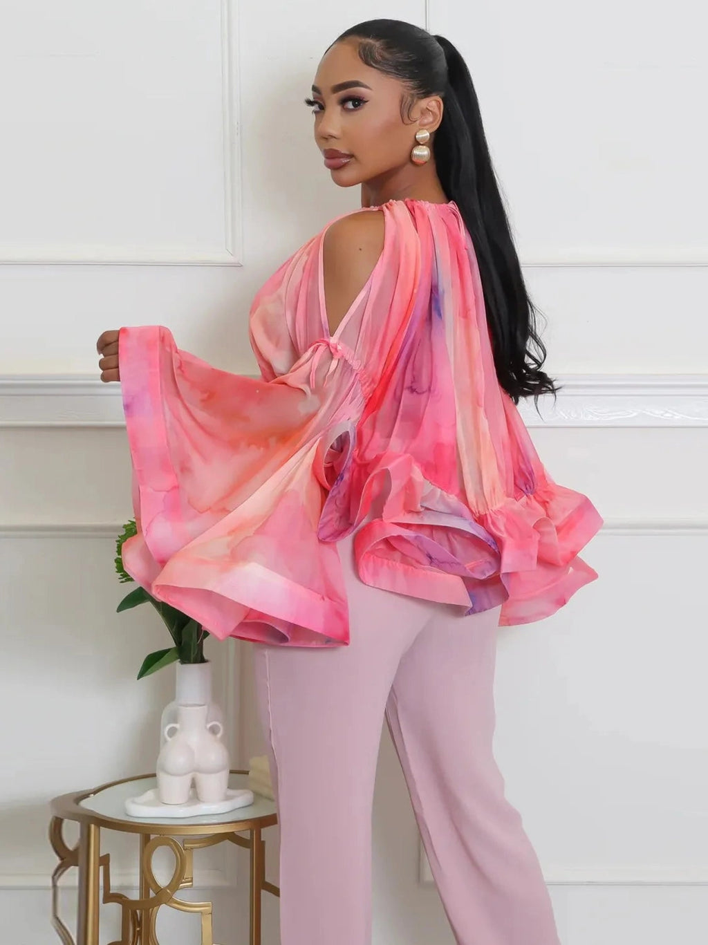 Flirt & Flow Flounce Top