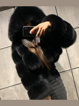 Fluffy Dream Faux Fur Jacket