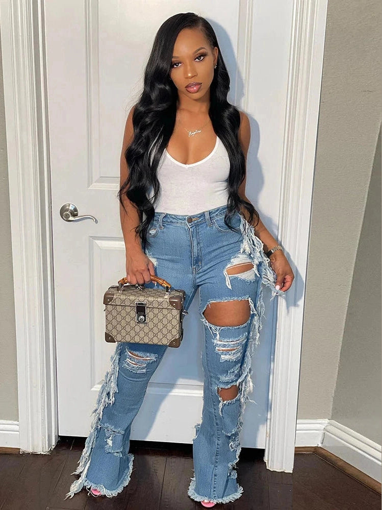 It-Girl Distressed Jeans