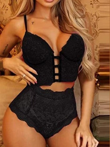 Lace Me Bold Lingerie Set