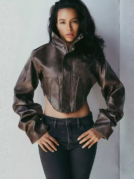 Midnight Moto Crop Jacket