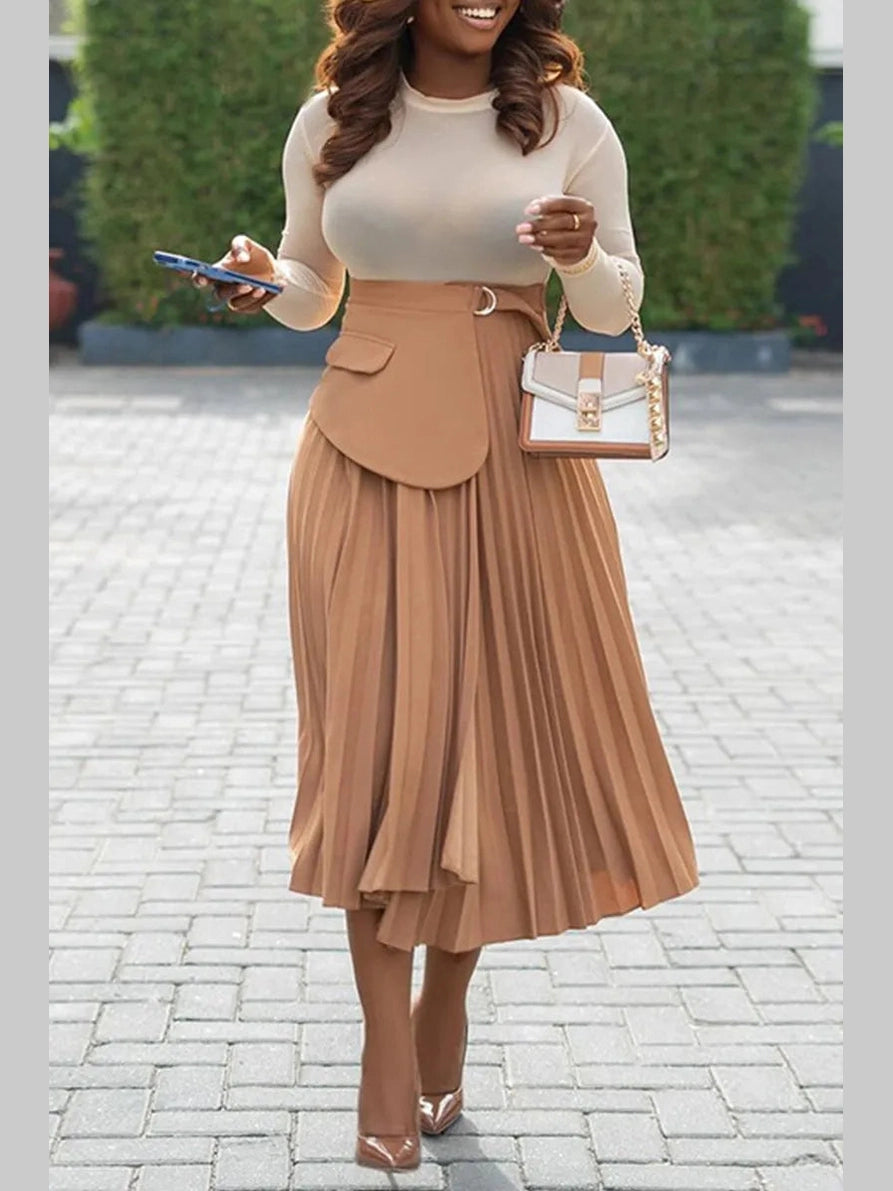 Modern Muse Pleated Skirt