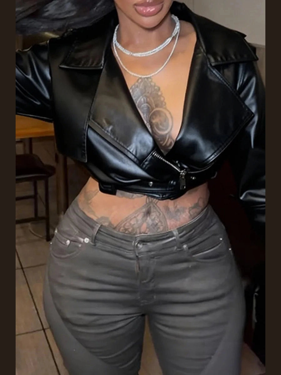 Off-Duty Rebel Cropped Jacket