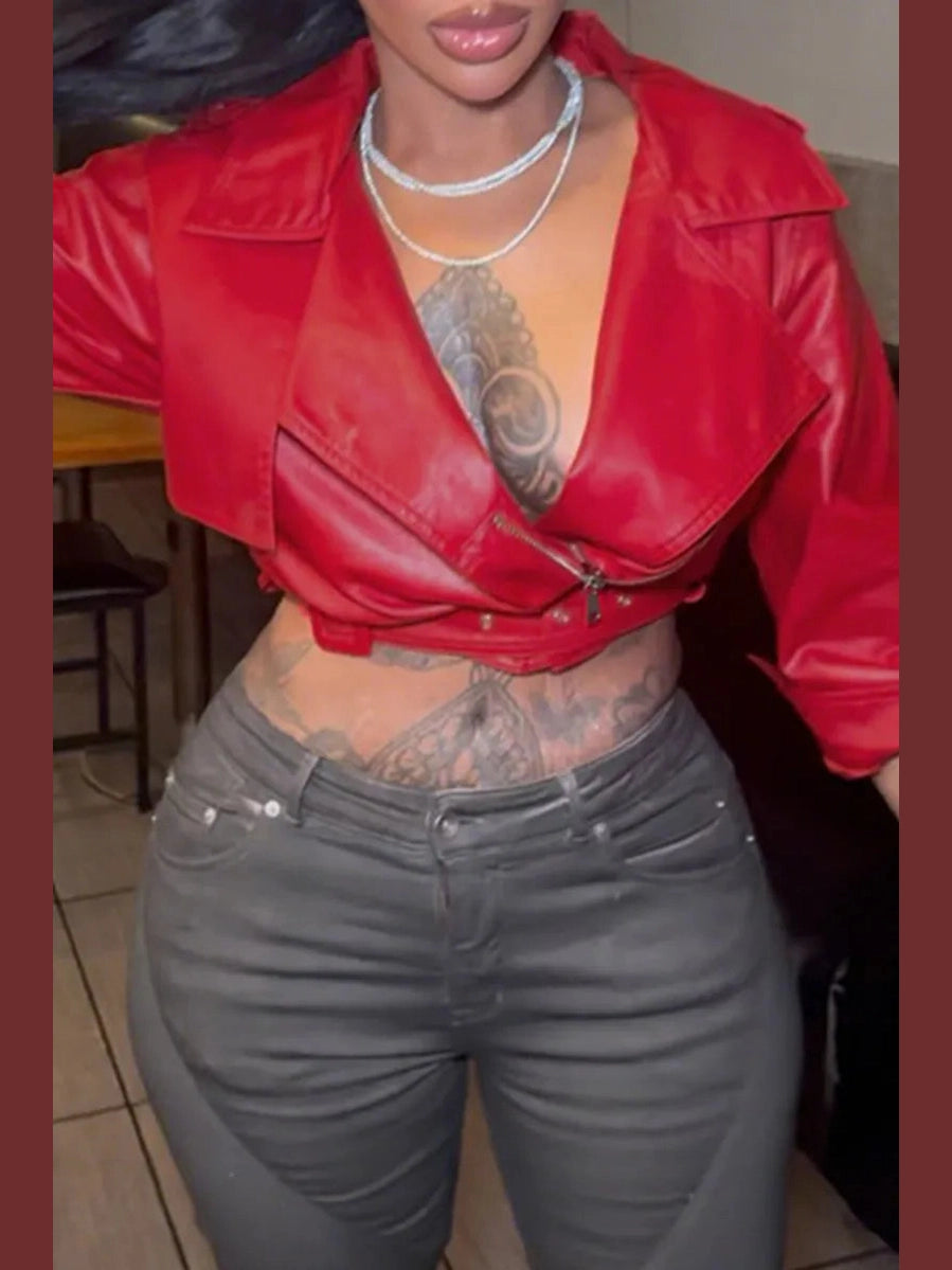 Off-Duty Rebel Cropped Jacket