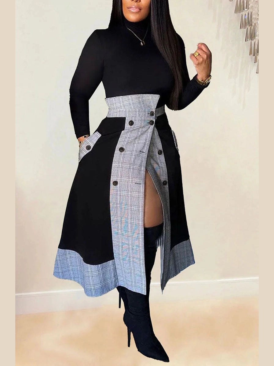 Plaid Harmony Skirt Set