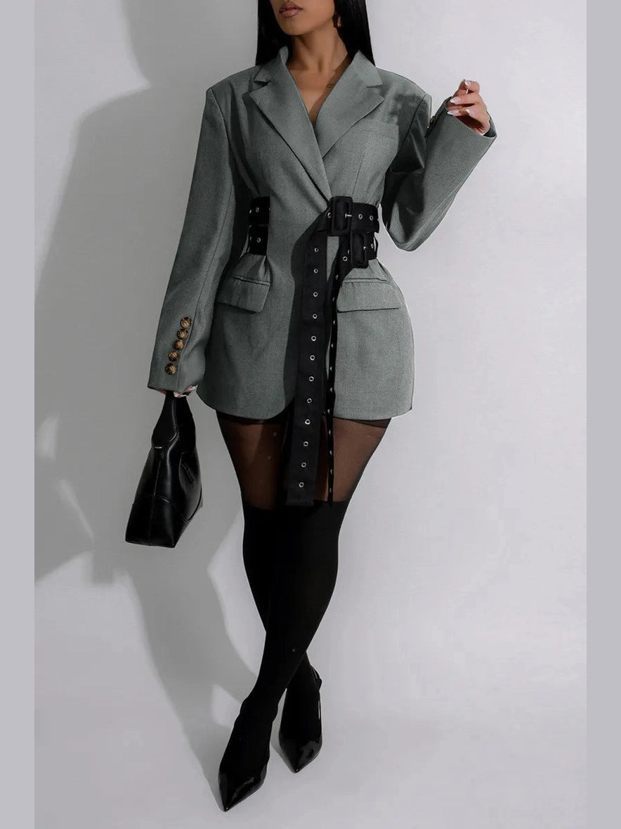 Power Move Blazer Dress