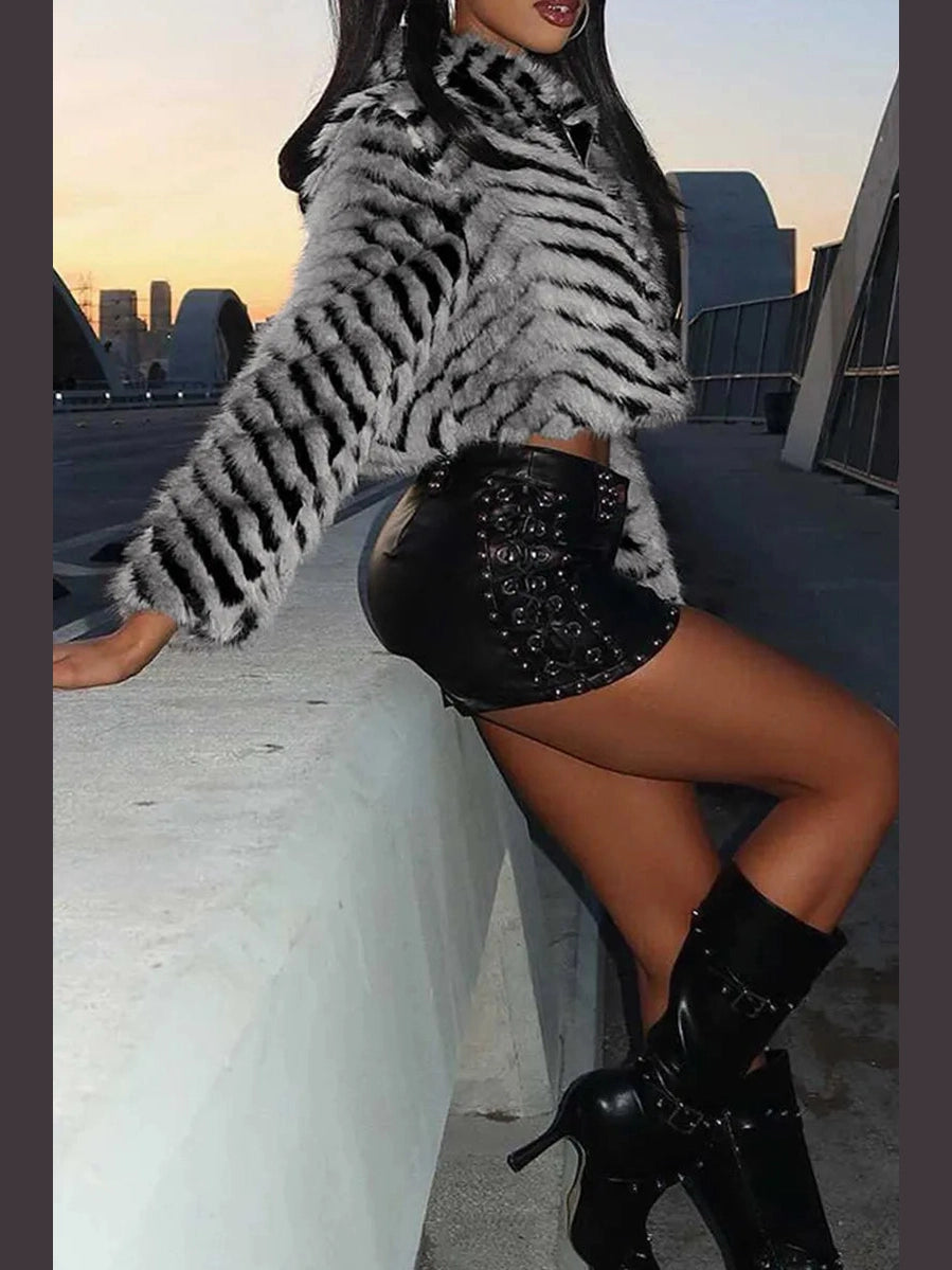 Quiet Luxe Faux Fur Jacket