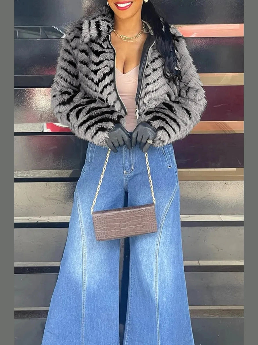 Quiet Luxe Faux Fur Jacket