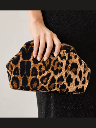 Leopard Luxe Clutch