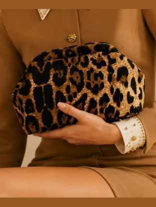 Leopard Luxe Clutch