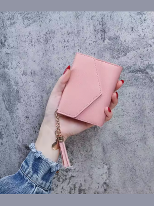 Tassel Charm Mini Wallet