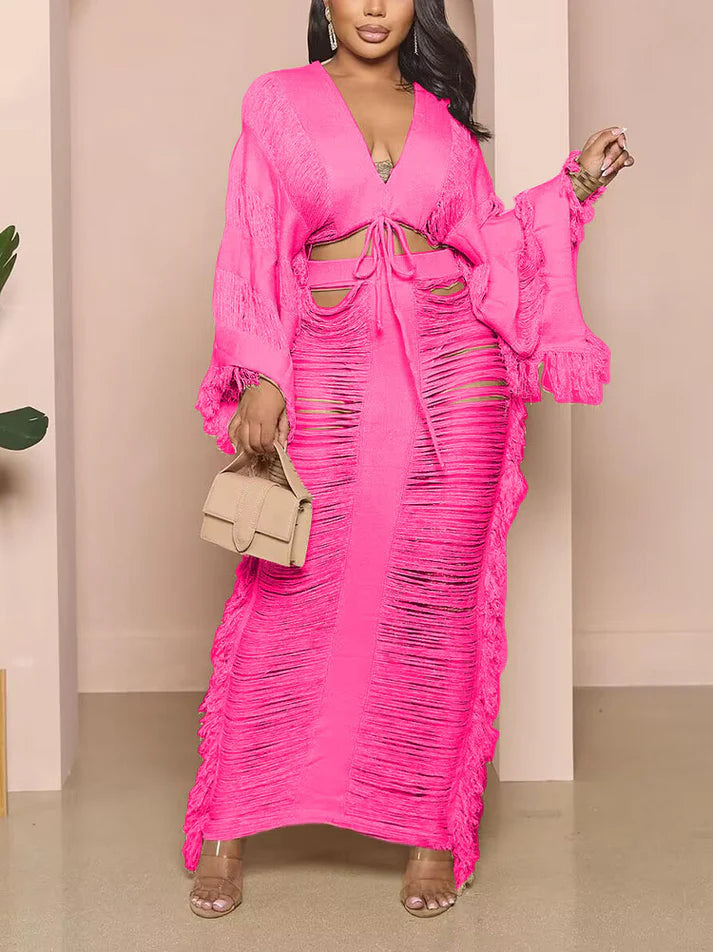Chic Baddie Skirt Set
