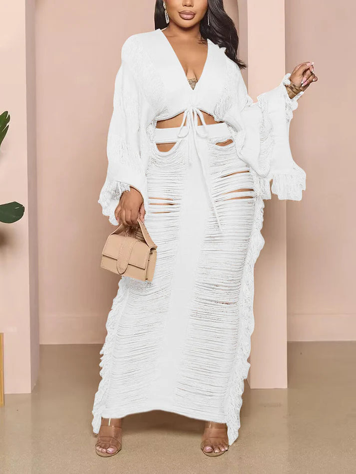 Chic Baddie Skirt Set