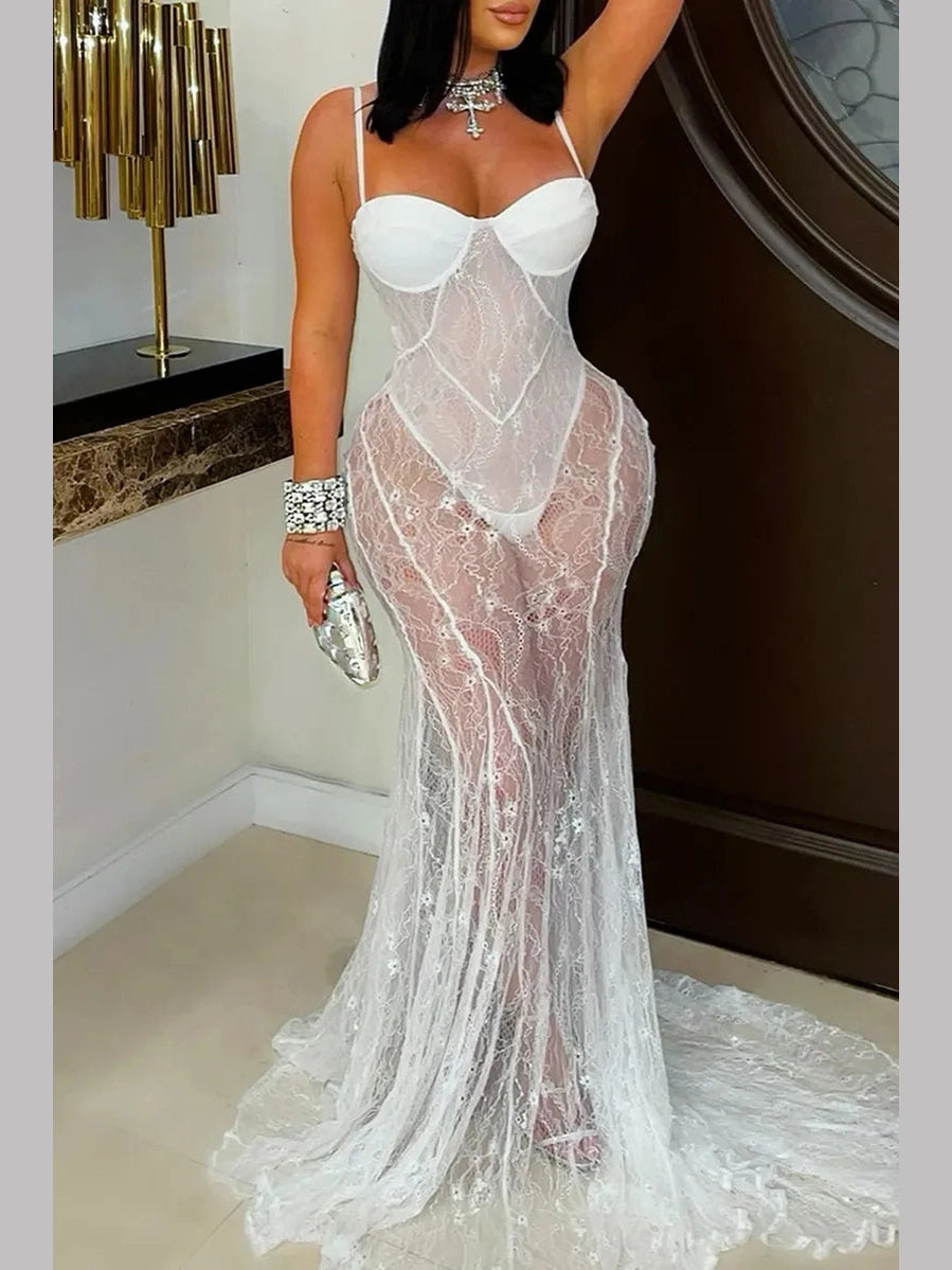 Sheer Desire Maxi Gown