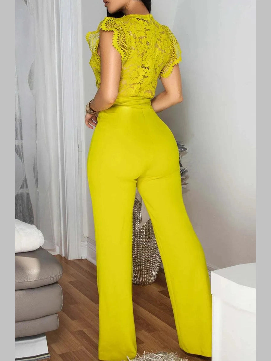 The Amara Lace Jumpsuit