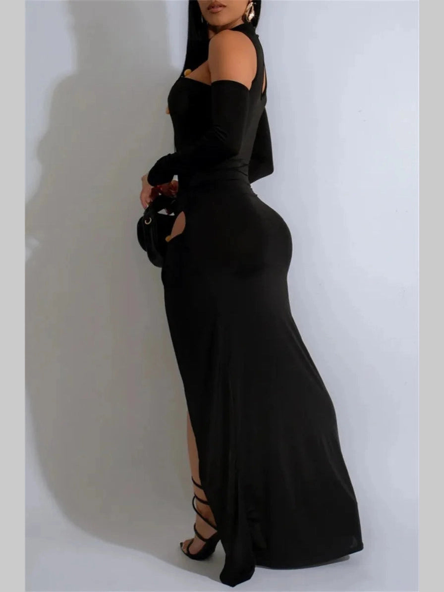 The Eclipse Halo Maxi Dress