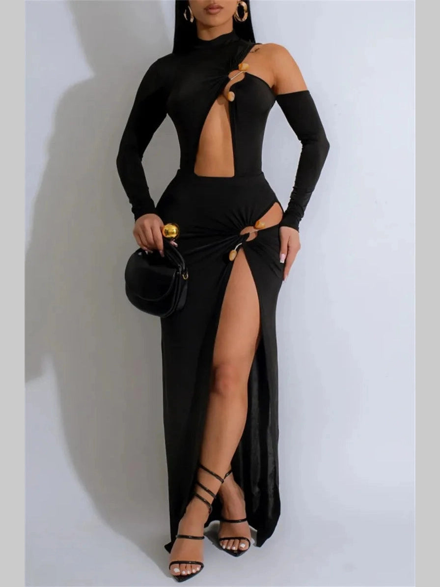 The Eclipse Halo Maxi Dress
