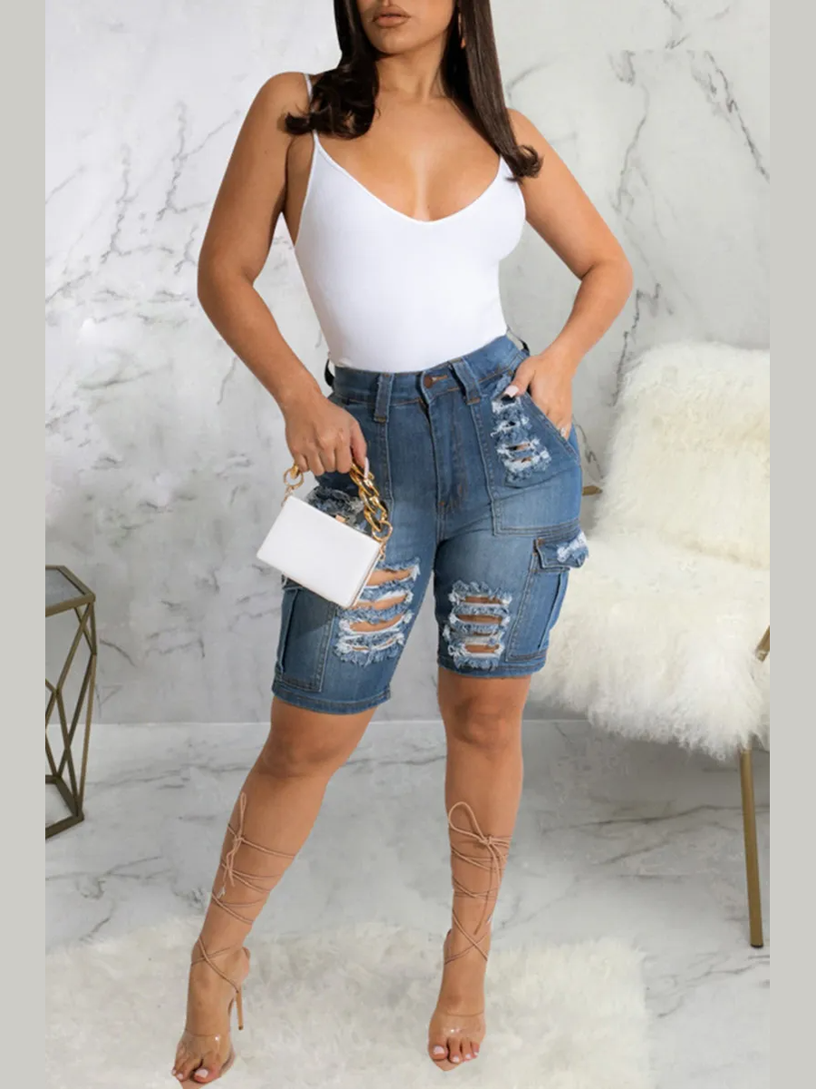 The Fringe Patch Shorts