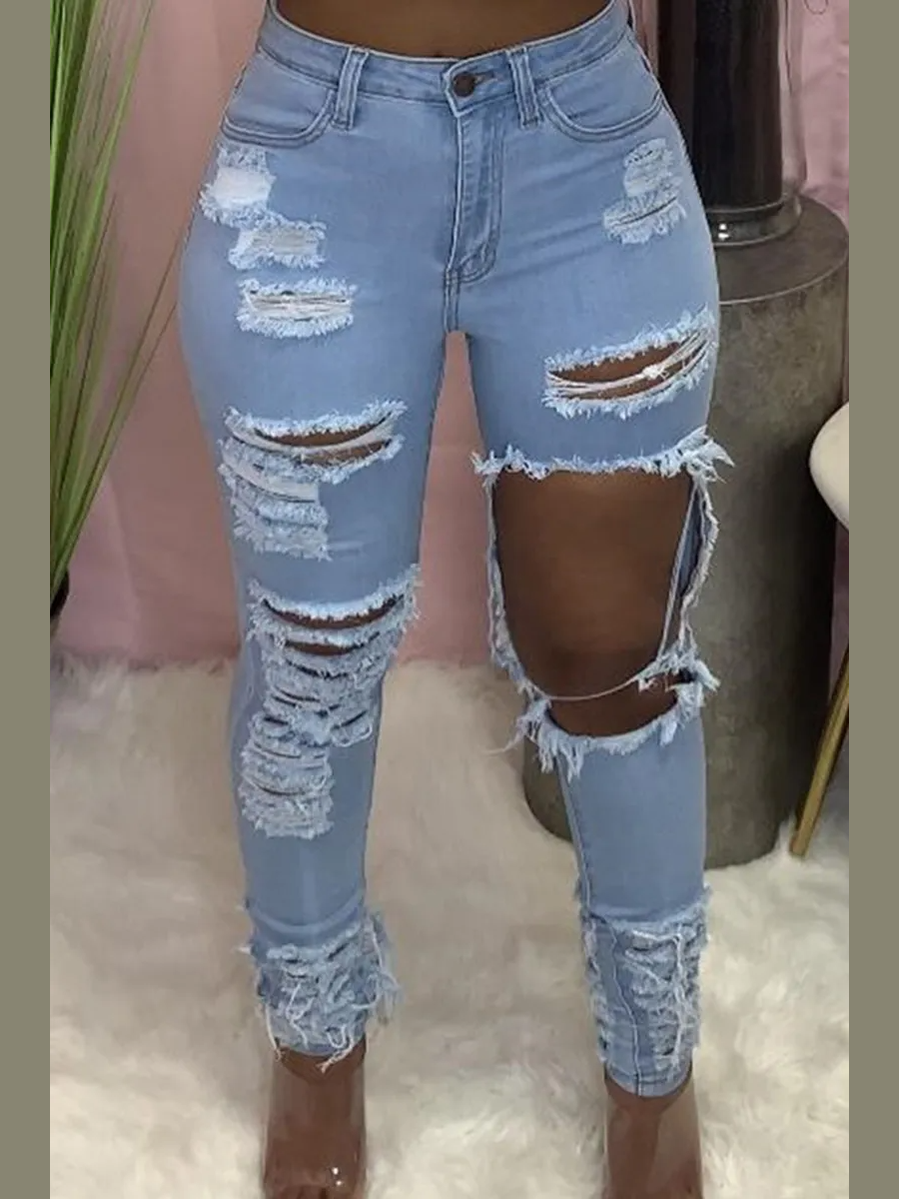 The Horizon Cutout Skinny Jeans