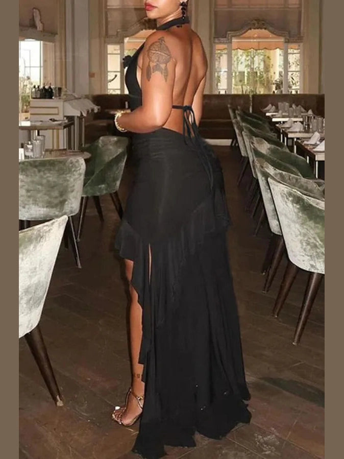 The Silk Viper Maxi Dress