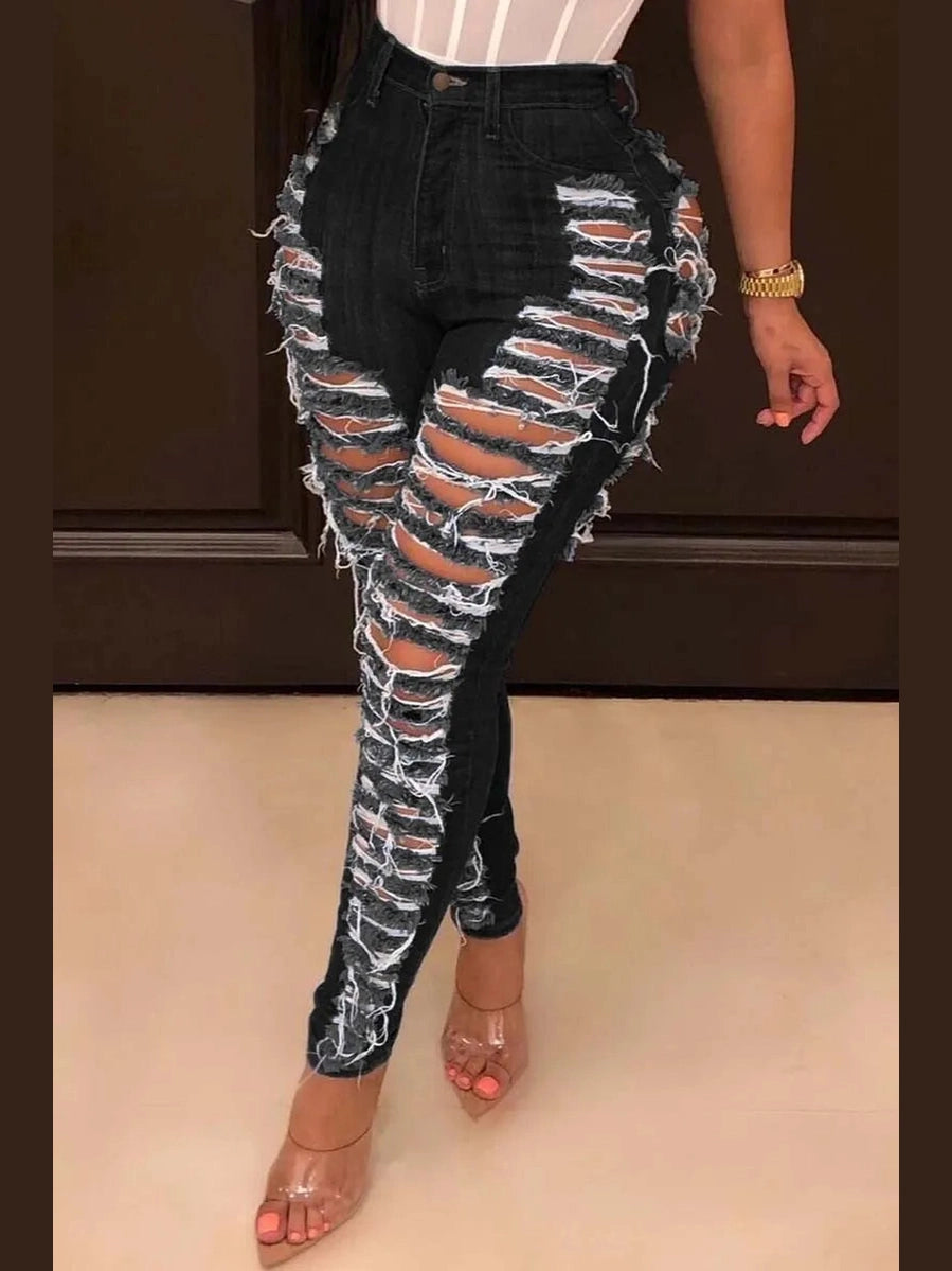 The Slashline Skinny Jeans