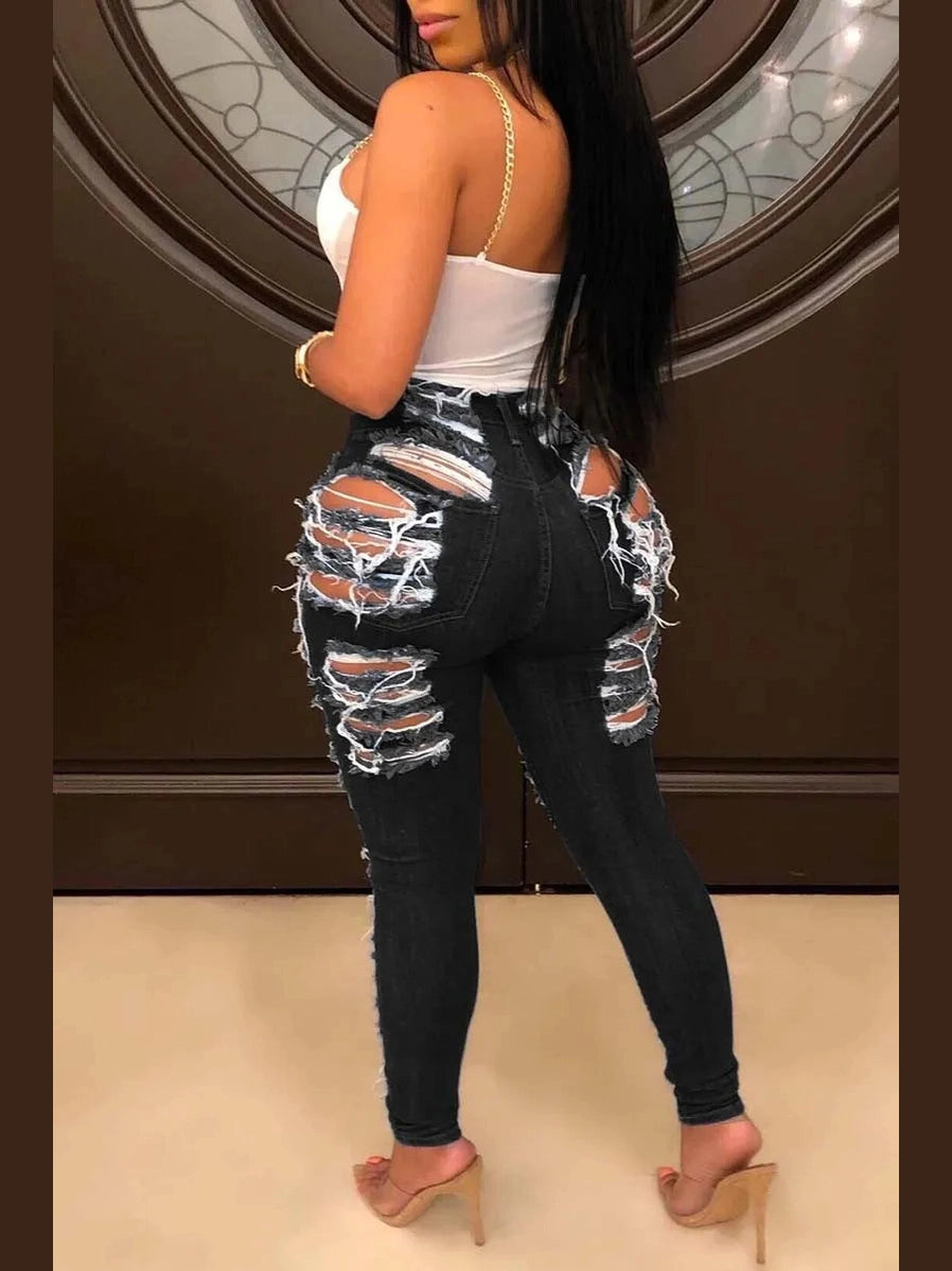 The Slashline Skinny Jeans