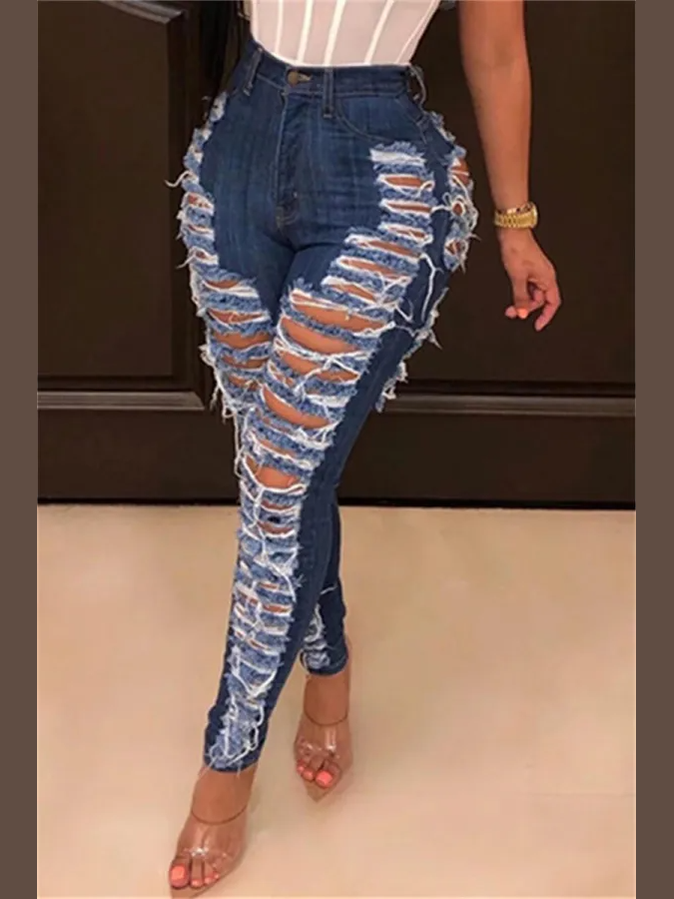 The Slashline Skinny Jeans